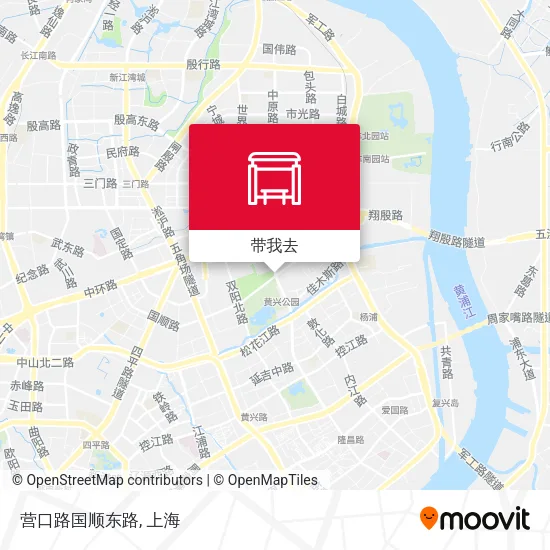 营口路国顺东路地图