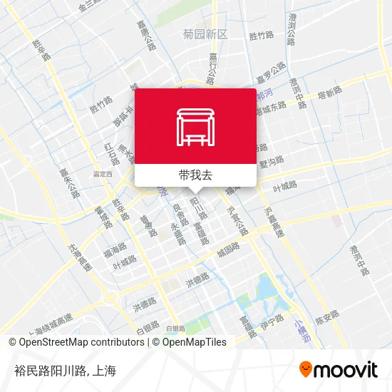 裕民路阳川路地图