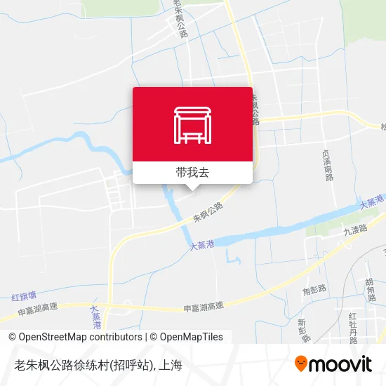 老朱枫公路徐练村(招呼站)地图