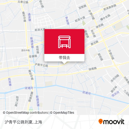 沪青平公路刘夏地图