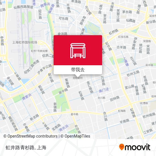 虹井路青杉路地图