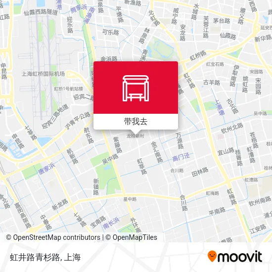 虹井路青杉路地图