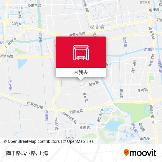 陶干路成业路地图