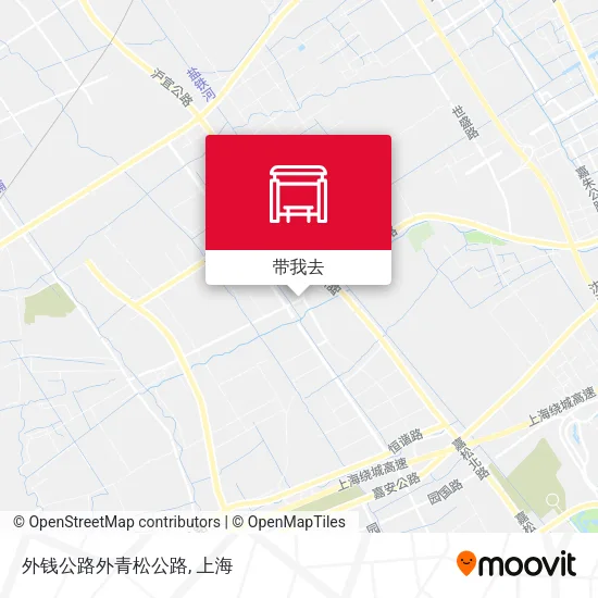 外钱公路外青松公路地图