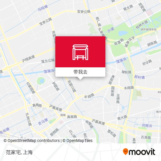 范家宅地图