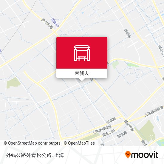 外钱公路外青松公路地图