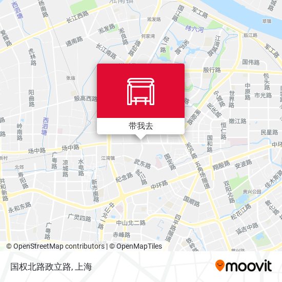 国权北路政立路地图