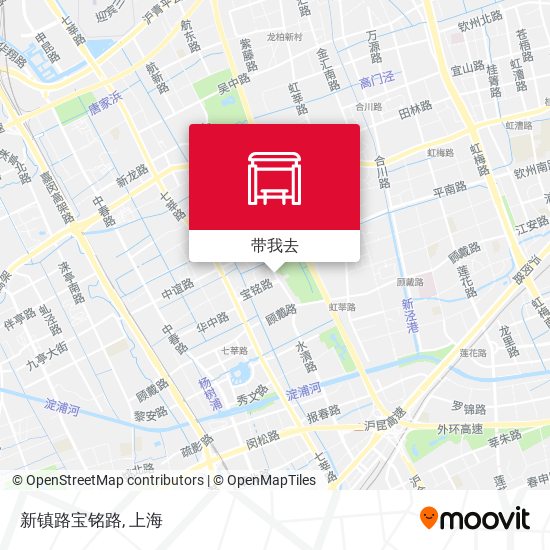 新镇路宝铭路地图