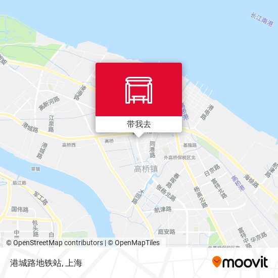 港城路地铁站地图
