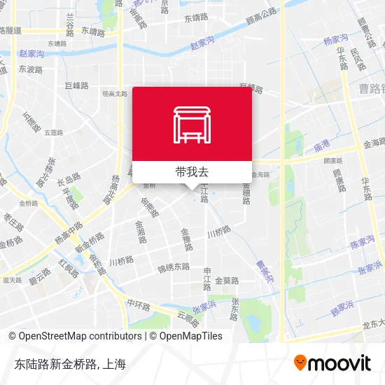 东陆路新金桥路地图