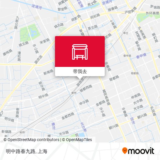 明中路春九路地图
