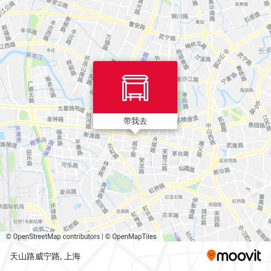 天山路威宁路地图