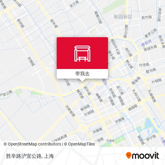 胜辛路沪宜公路地图