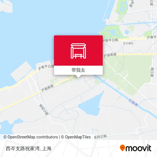 西岑支路祝家湾地图