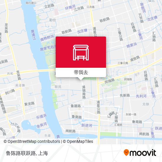 鲁陈路联跃路地图