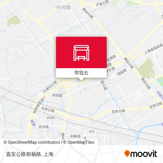 嘉安公路前杨路地图