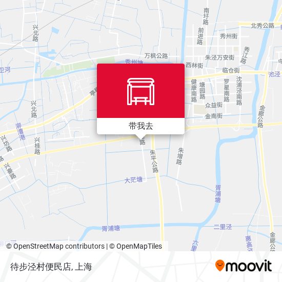 待步泾村便民店地图