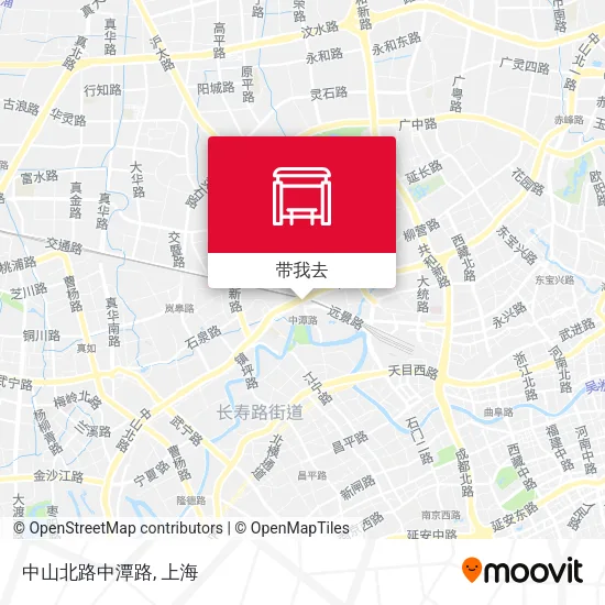 中山北路中潭路地图