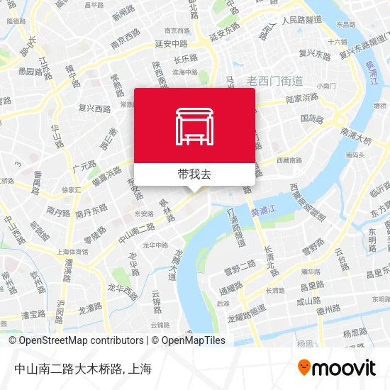 中山南二路大木桥路地图