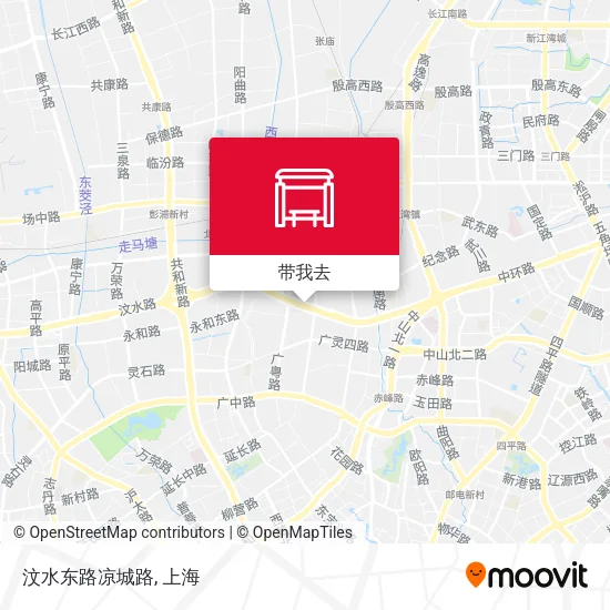 汶水东路凉城路地图