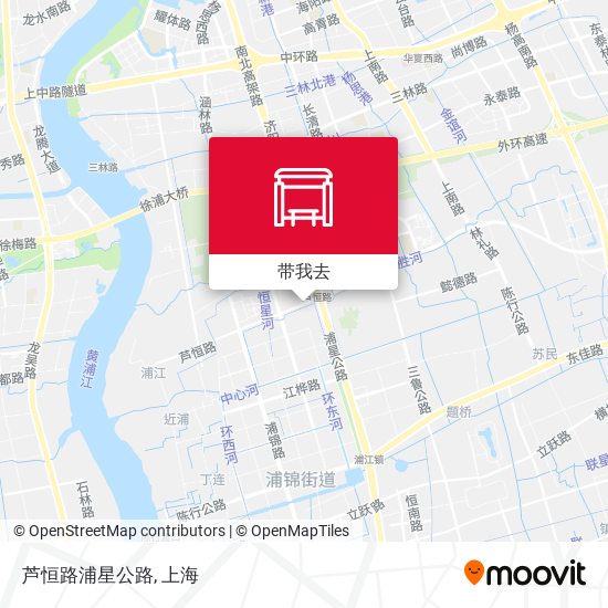 芦恒路浦星公路地图