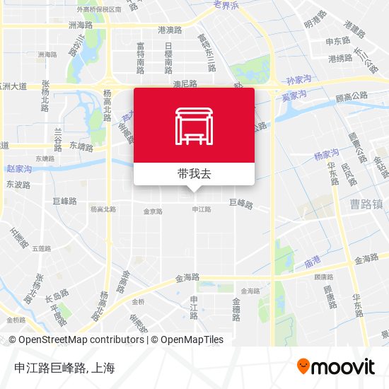 申江路巨峰路地图