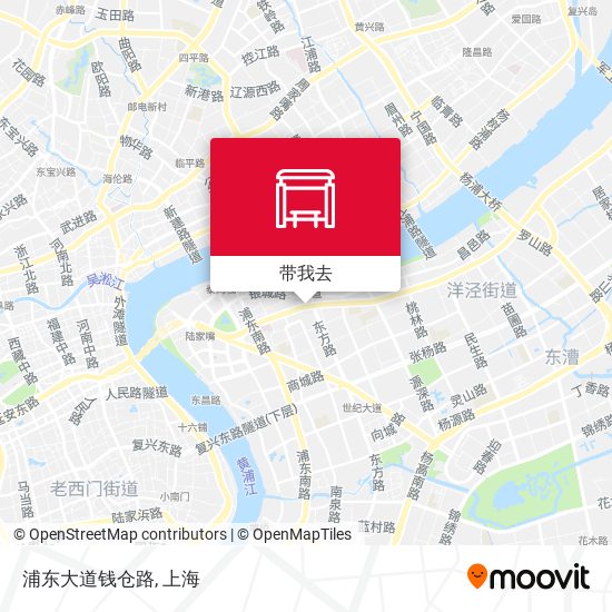 浦东大道钱仓路地图