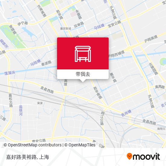 嘉好路美裕路地图