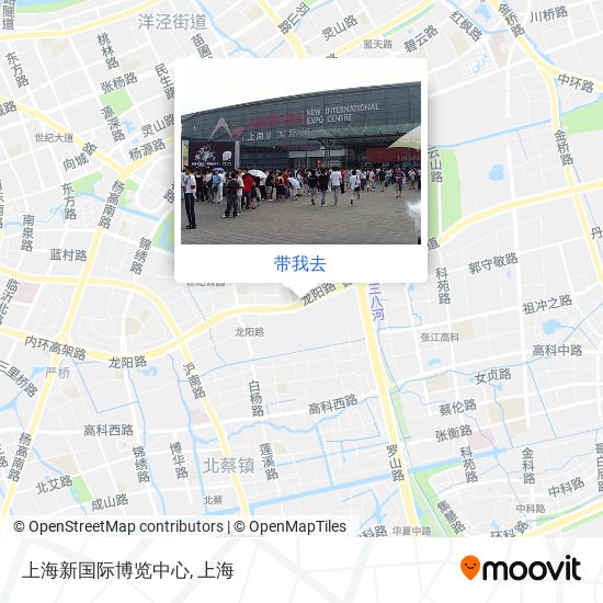上海新国际博览中心地图