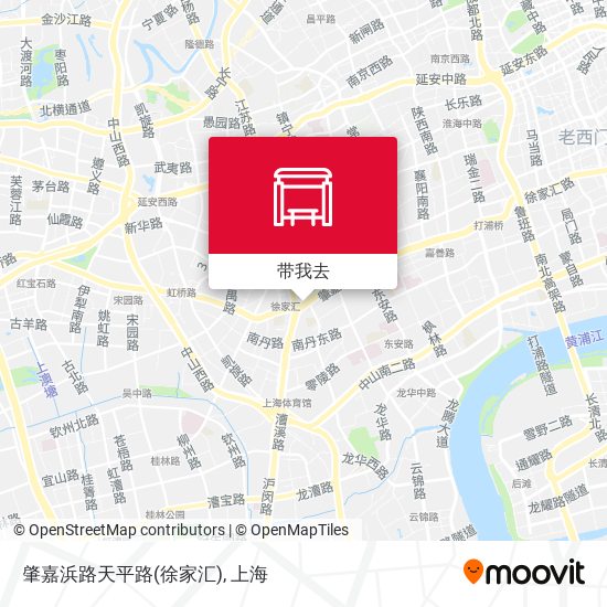 肇嘉浜路天平路(徐家汇)地图