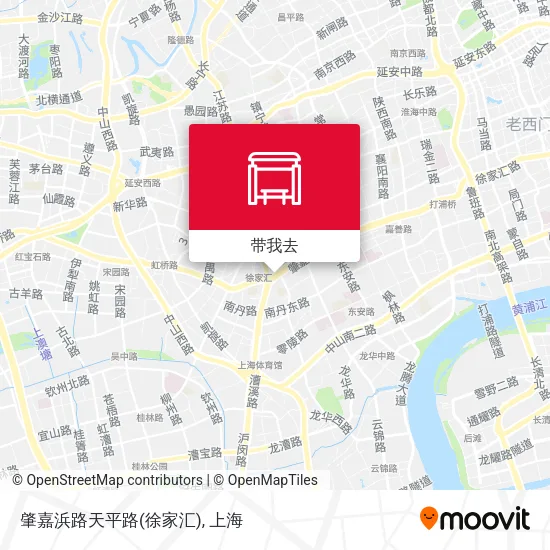 肇嘉浜路天平路(徐家汇)地图