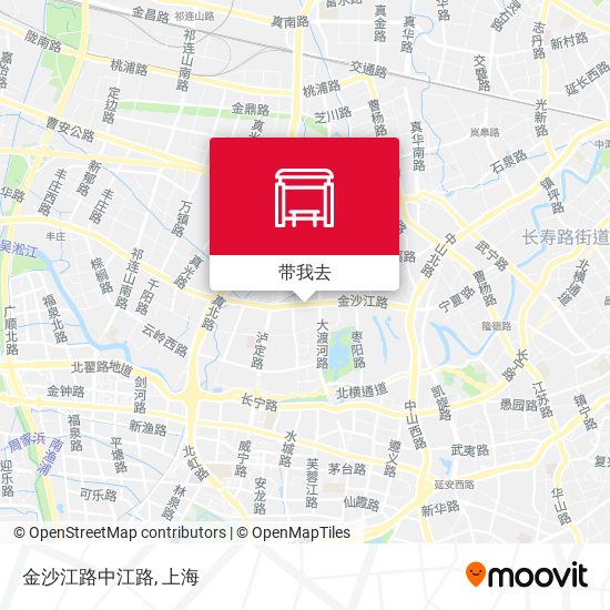 金沙江路中江路地图