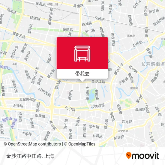 金沙江路中江路地图