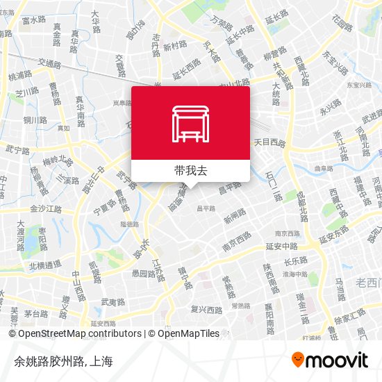 余姚路胶州路地图