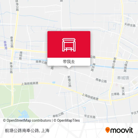 航塘公路南奉公路地图