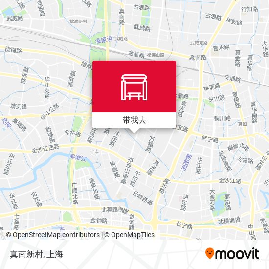 真南新村地图