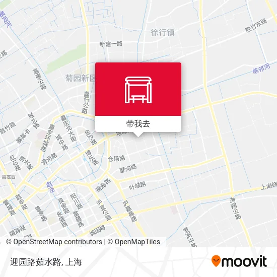 迎园路茹水路地图