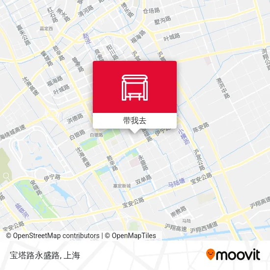 宝塔路永盛路地图