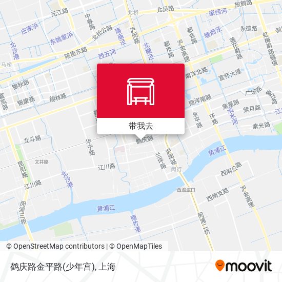 鹤庆路金平路(少年宫)地图