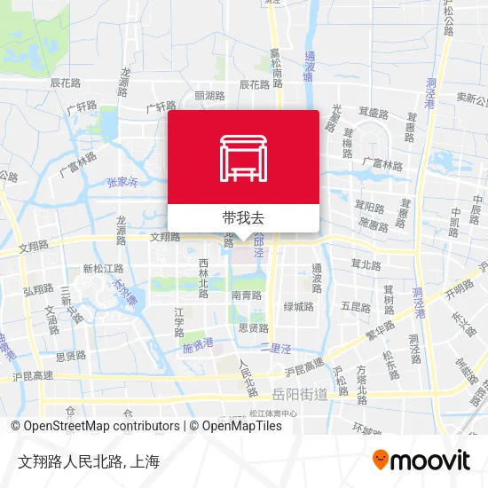 文翔路人民北路地图