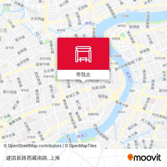 建国新路西藏南路地图