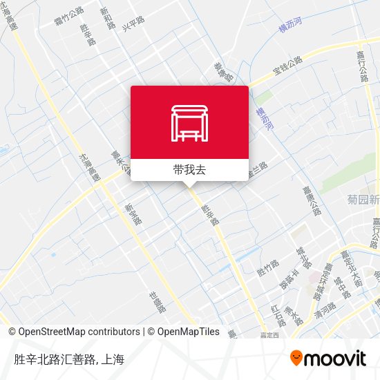 胜辛北路汇善路地图