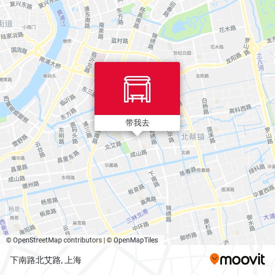 下南路北艾路地图