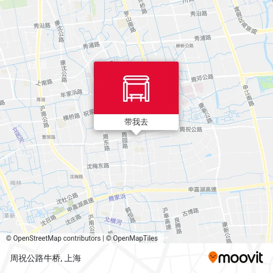 周祝公路牛桥地图