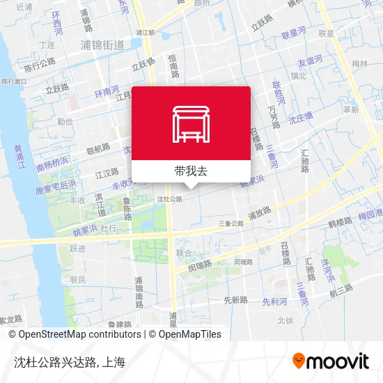 沈杜公路兴达路地图