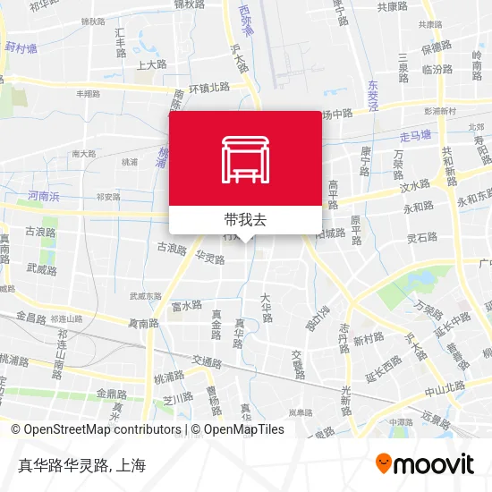 真华路华灵路地图
