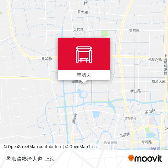 盈顺路崧泽大道地图