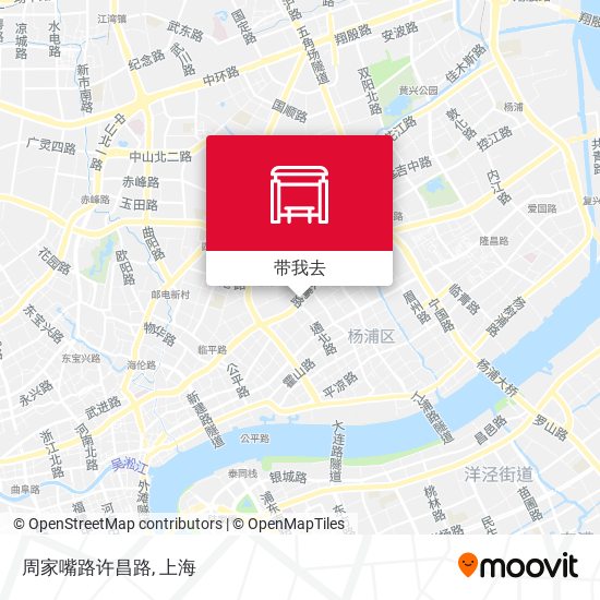 周家嘴路许昌路地图