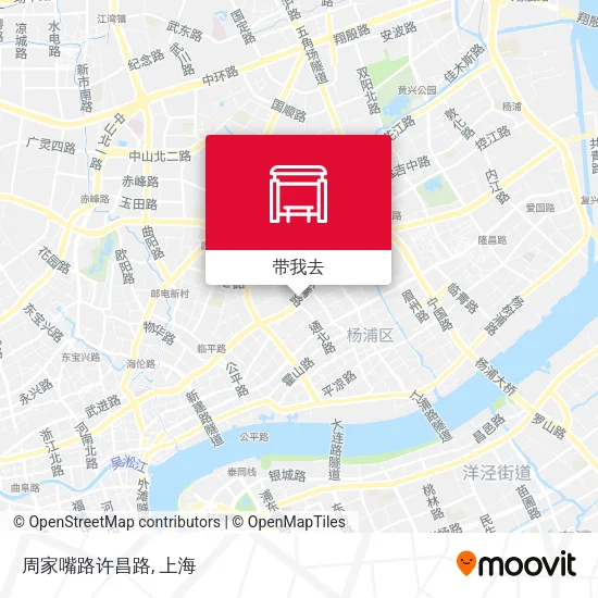 周家嘴路许昌路地图