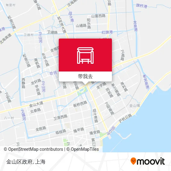 金山区政府地图
